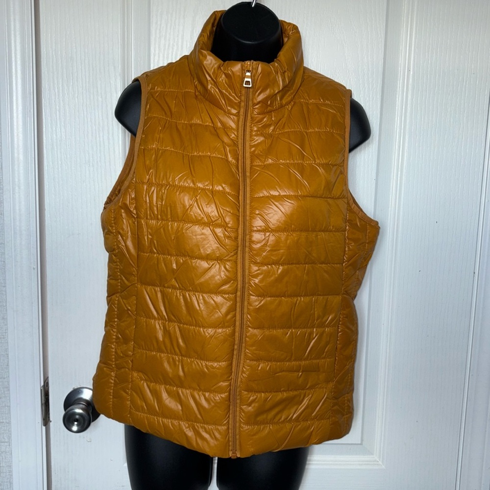 Yellow Puffer Vest